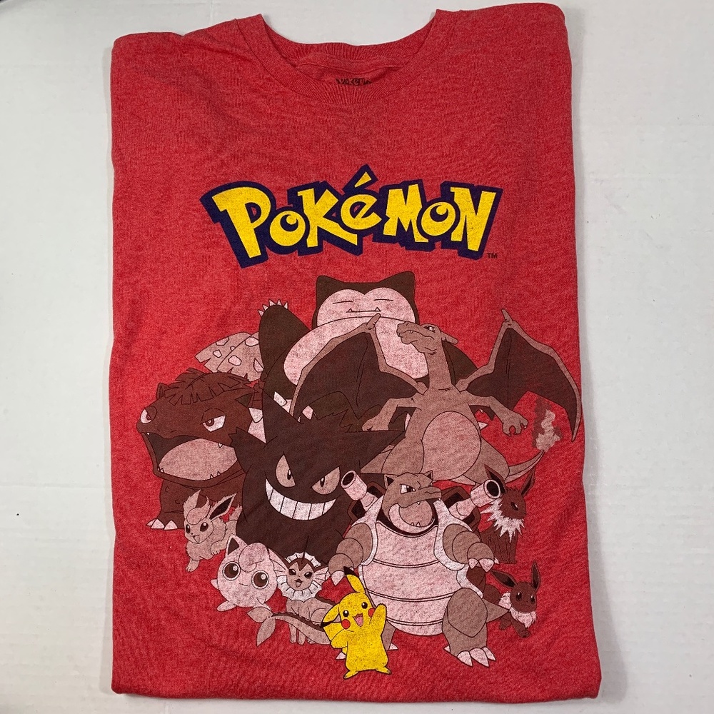 Vintage Pokemon T shirt Large Pikachu and Friends